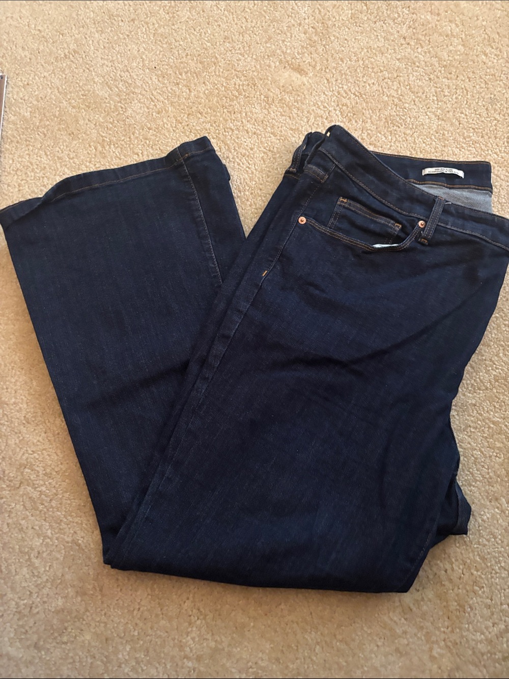 Ava & Viv Dark Blue Wide Leg Jeans